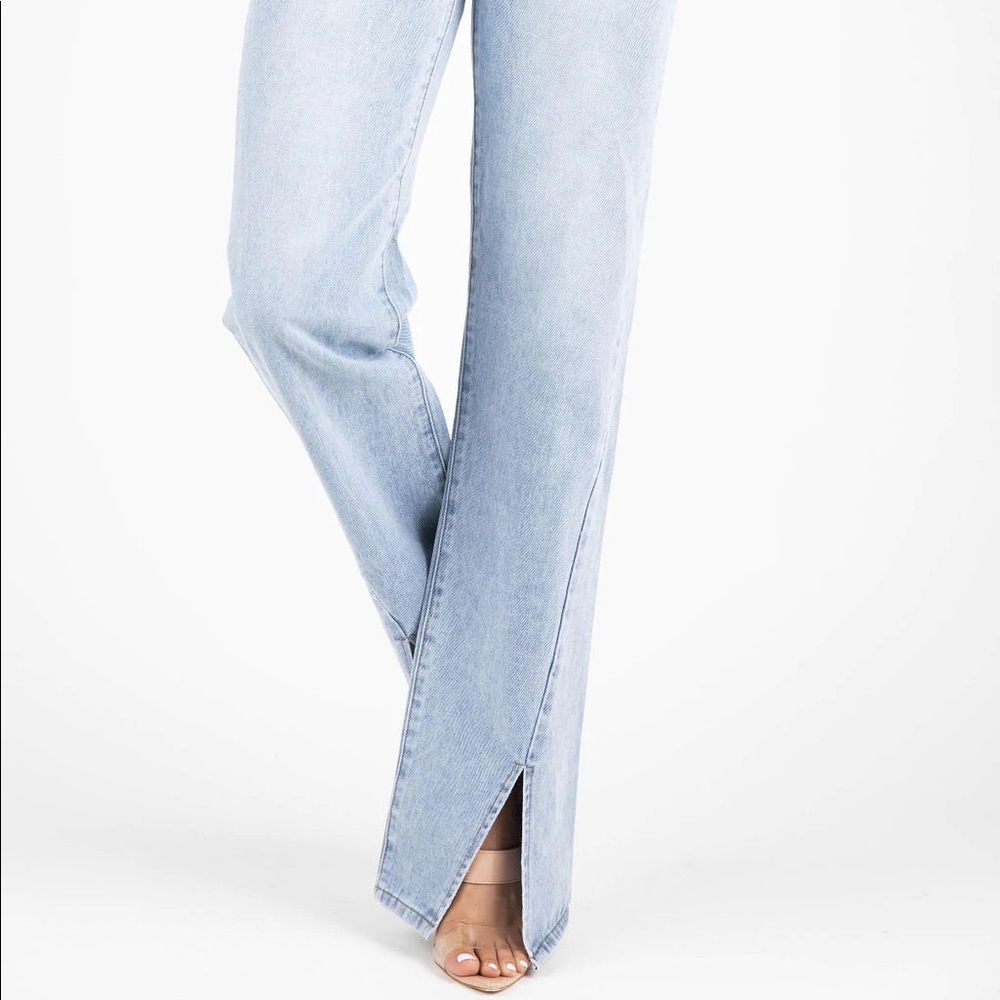 NWT | KITTENISH | DANCE FOR ME SLIT DENIM JEANS